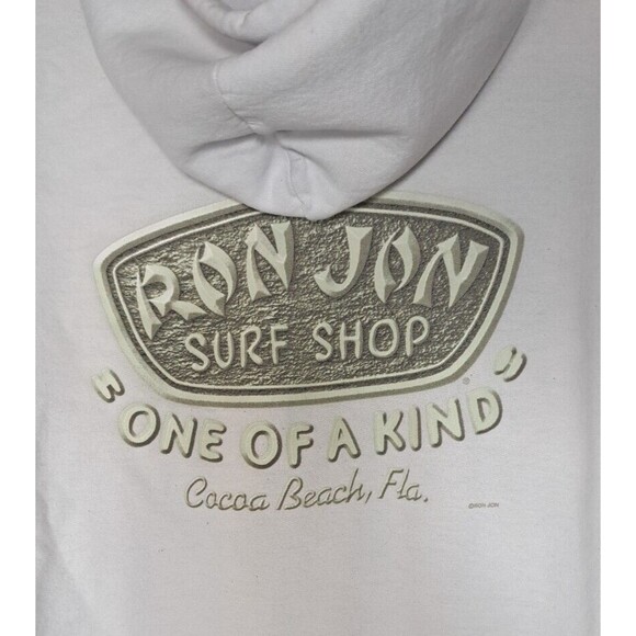 Ron Jon Surf Shop Cocoa Beach FL Hoodie Sweatshirt Large Gray Beach Surf Skater - Picture 9 of 11